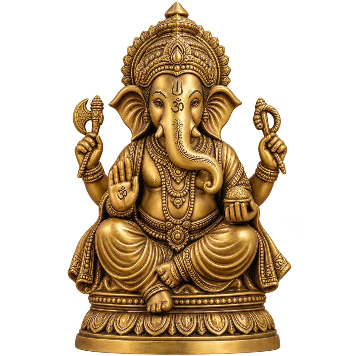 Brass Lord Ganesha Idol